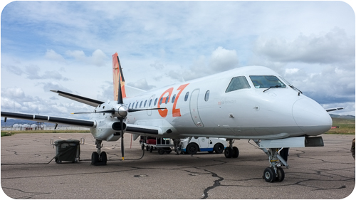 EZ airlines airplane